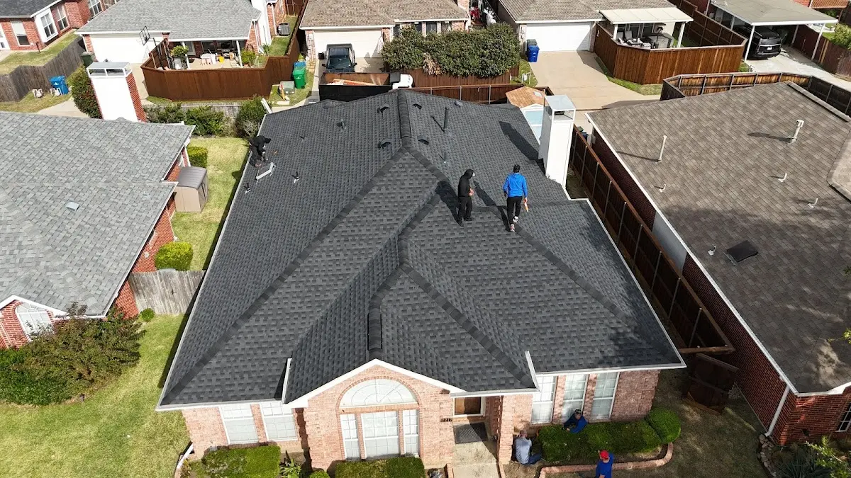 Commercial Roofing work in progress on a Frankstown property